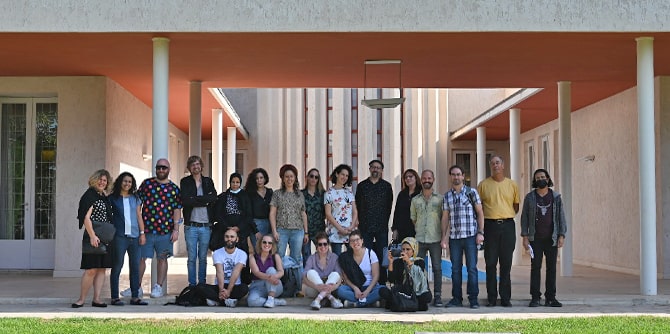 The fellows of Cohort 4 of the Mandel Program for Cultural Leadership in the Negev